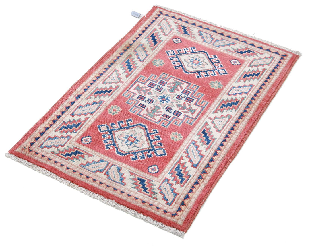 Kazak 2’ 0″ x 2’ 11” - No. AV87548 - ALRUG Rug Store