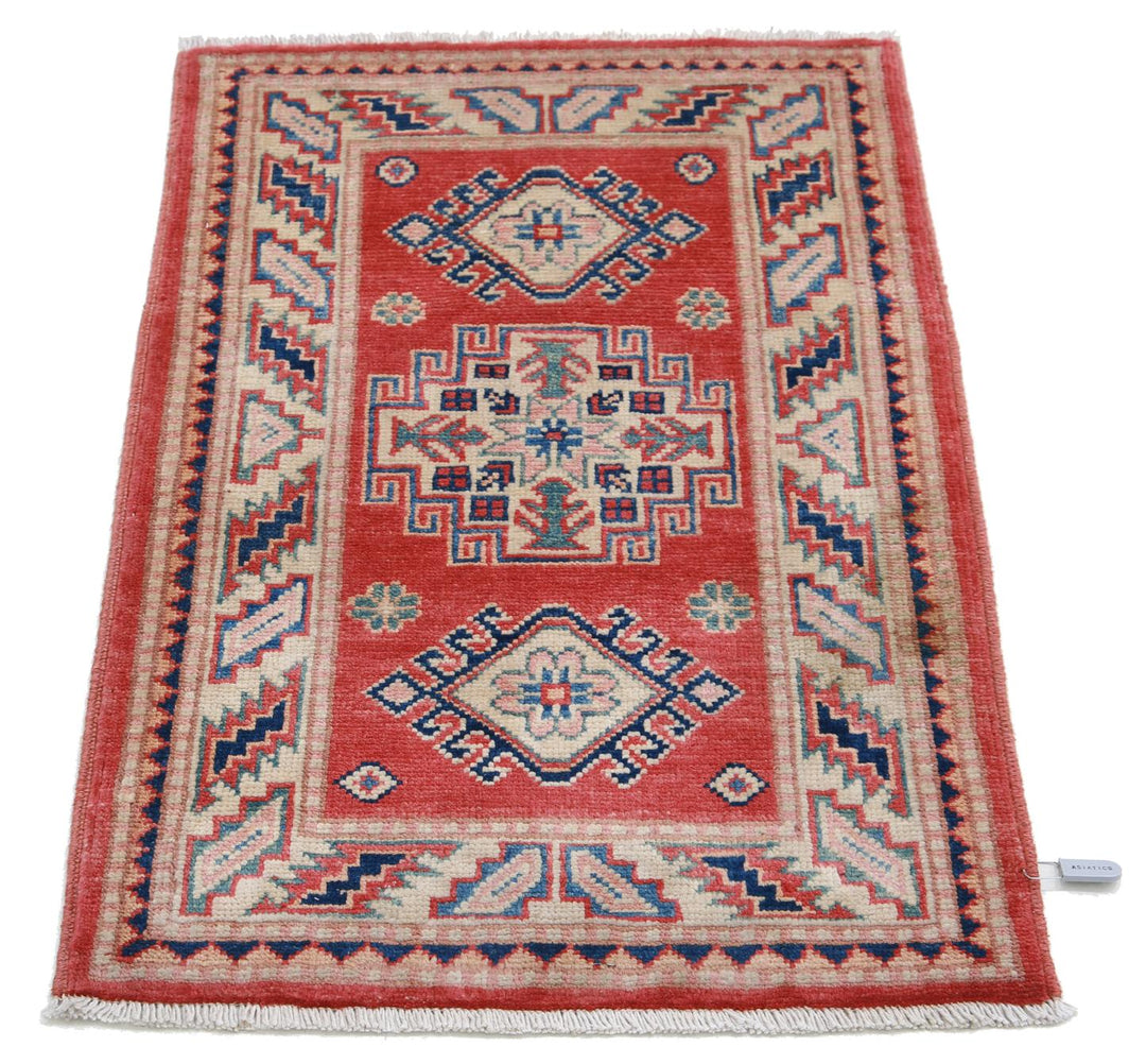 Kazak 2’ 0″ x 2’ 11” - No. AV87548 - ALRUG Rug Store