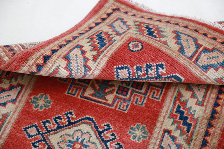 Kazak 2’ 0″ x 2’ 11” - No. AV87548 - ALRUG Rug Store