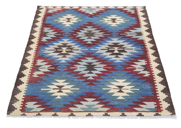 Kilim 3’ 5″ x 4’ 6″ - No. AV62536 - ALRUG Rug Store