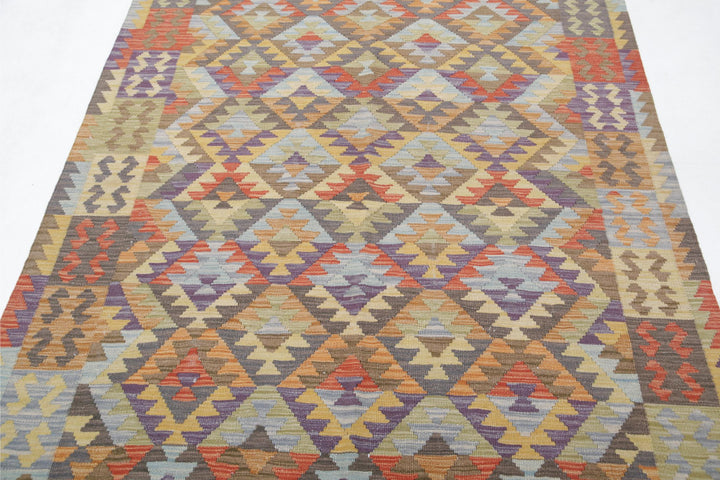 Kilim 4’ 9″ x 6’ 6″ - No. AV19508 - ALRUG Rug Store