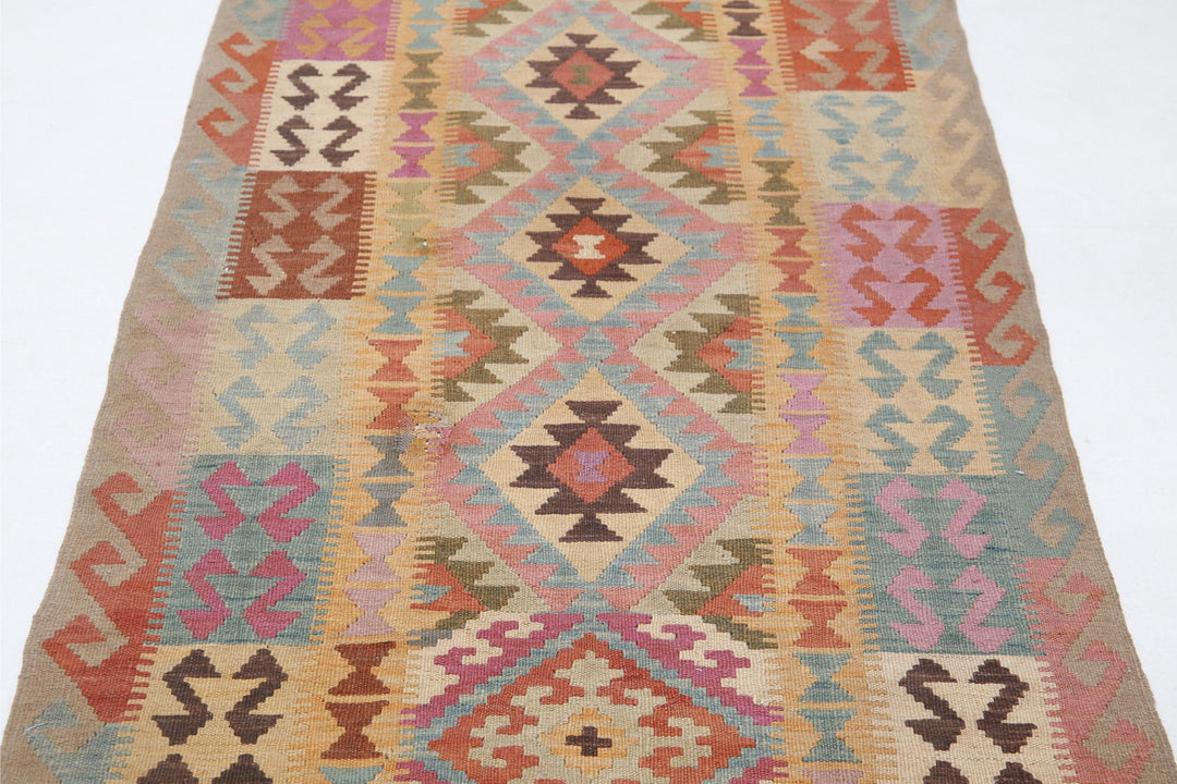 Kilim 3’ 3″ x 6’ 3″ - No. AV29488 - ALRUG Rug Store