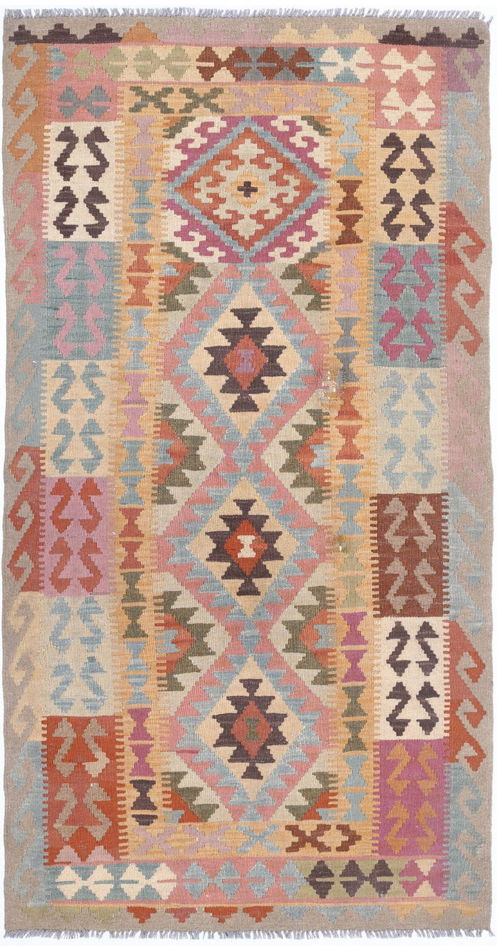Kilim 3’ 3″ x 6’ 3″ - No. AV29488 - ALRUG Rug Store