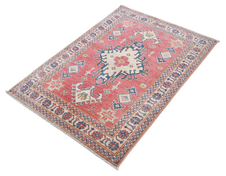 Kazak 3’ 2″ x 4’ 8″ - No. AV22785 - ALRUG Rug Store