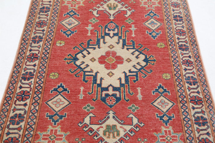 Kazak 3’ 2″ x 4’ 8″ - No. AV22785 - ALRUG Rug Store