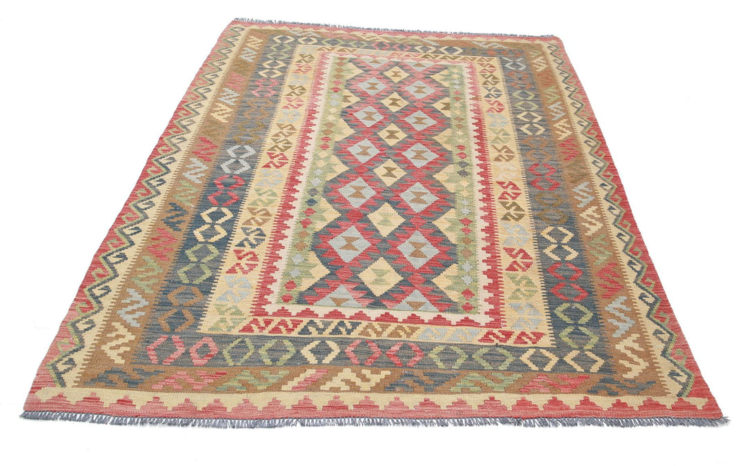 Kilim 5’ 6″ x 7’ 8″ - No. AV45228 - ALRUG Rug Store