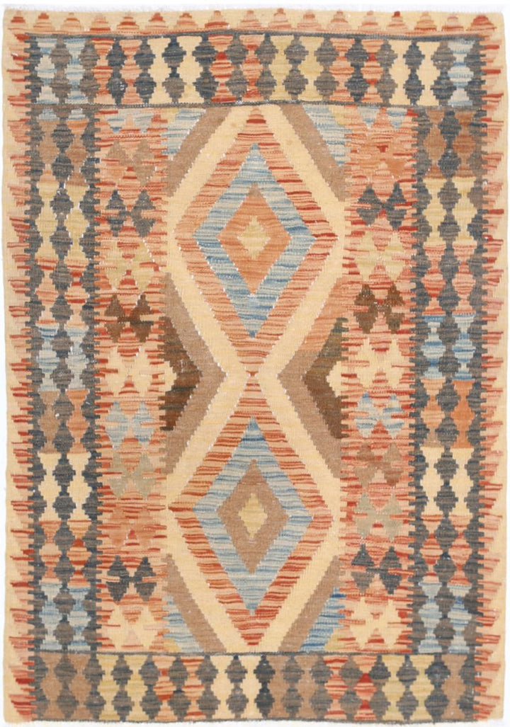 Kilim 3’ 1″ x 4’ 4″ - No. AV69139 - ALRUG Rug Store
