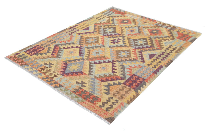 Kilim 4’ 9″ x 6’ 6″ - No. AV71852 - ALRUG Rug Store