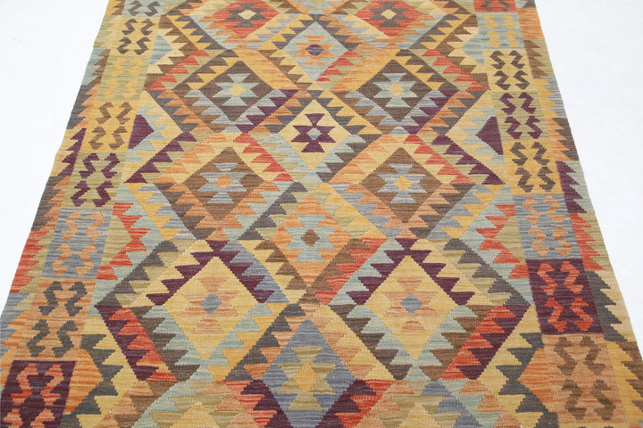 Kilim 4’ 9″ x 6’ 6″ - No. AV71852 - ALRUG Rug Store