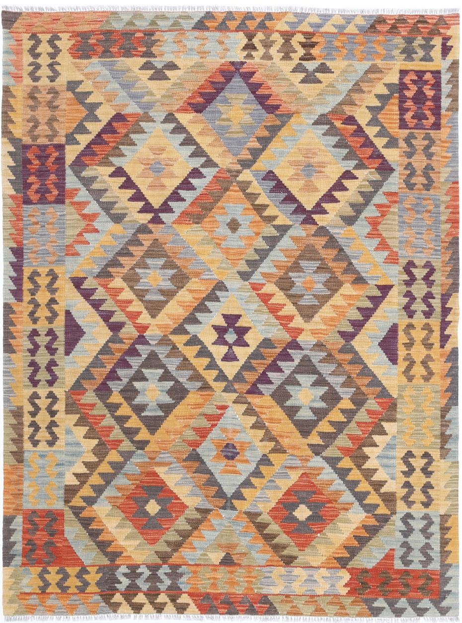 Kilim 4’ 9″ x 6’ 6″ - No. AV71852 - ALRUG Rug Store