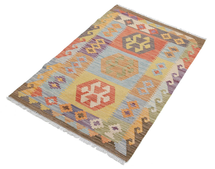 Kilim 2’ 8″ x 4’ 1″ - No. AV46477 - ALRUG Rug Store
