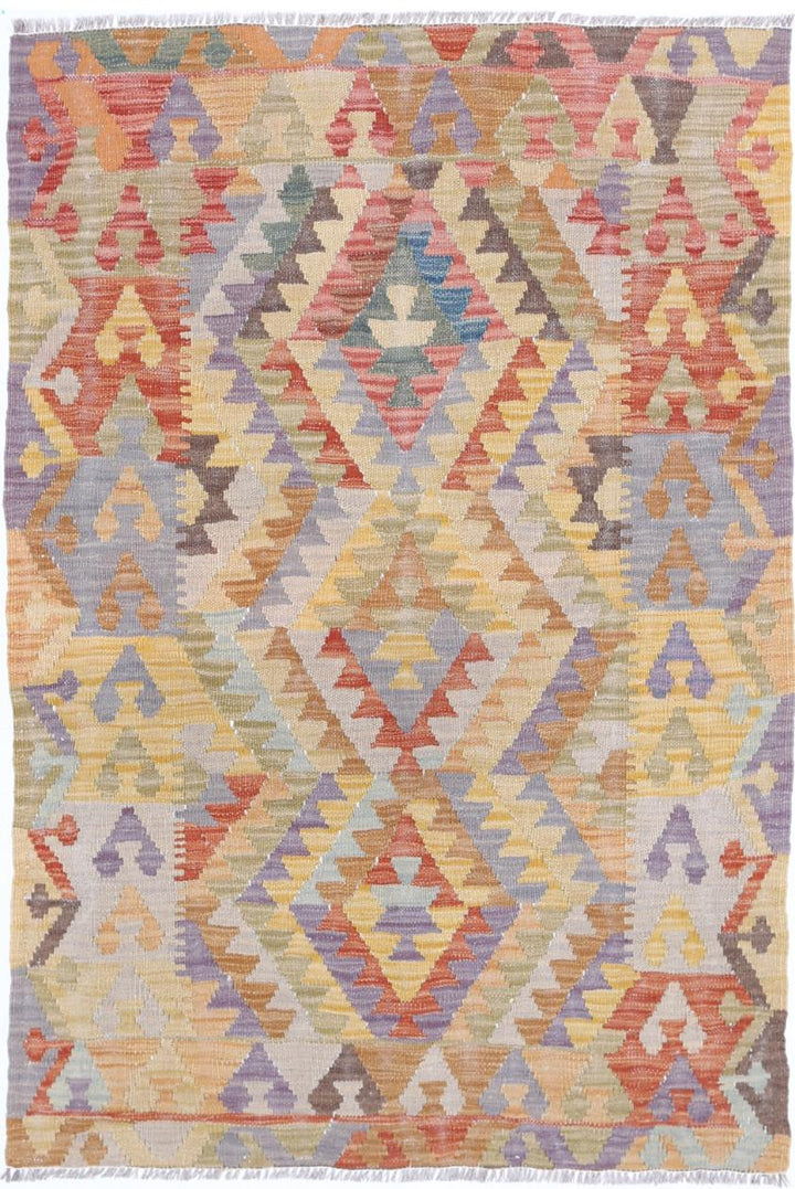 Kilim 3’ 2″ x 4’ 7″ - No. AV46035 - ALRUG Rug Store