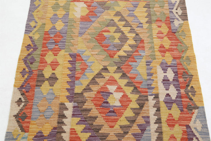Kilim 2’ 9″ x 4’ 1″ - No. AV57624 - ALRUG Rug Store