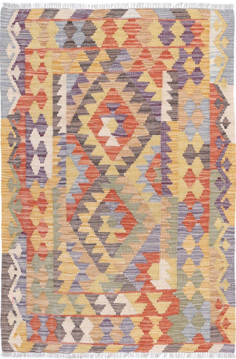 Kilim 2’ 9″ x 4’ 1″ - No. AV57624 - ALRUG Rug Store