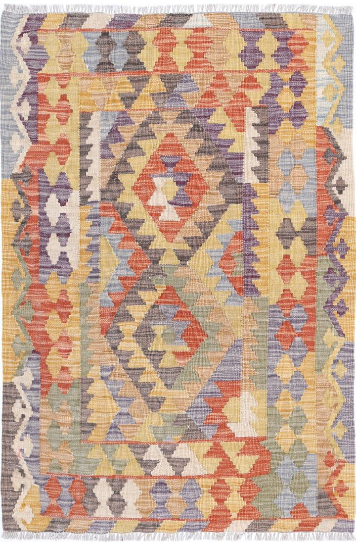 Kilim 2’ 9″ x 4’ 1″ - No. AV57624 - ALRUG Rug Store