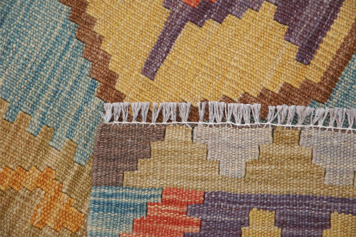 Kilim 2’ 9″ x 3’ 11” - No. AV10974 - ALRUG Rug Store