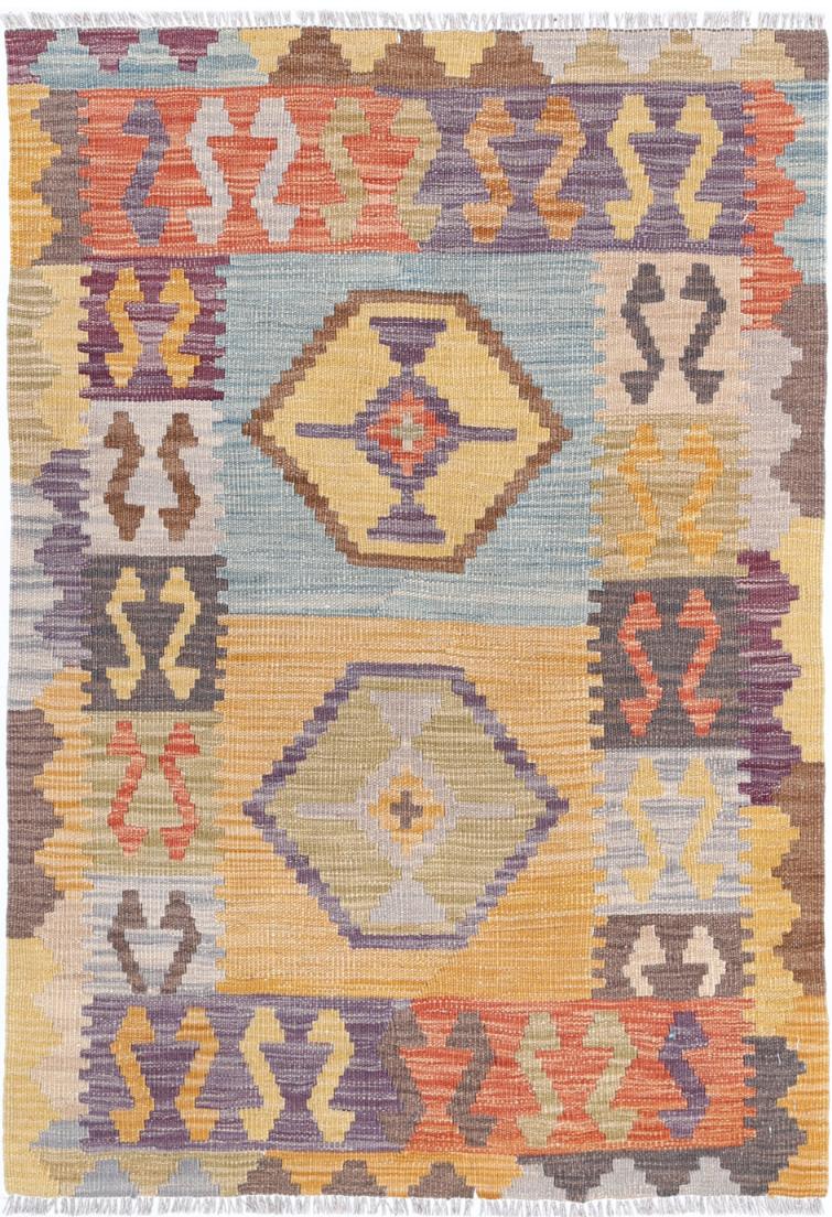 Kilim 2’ 9″ x 3’ 11” - No. AV10974 - ALRUG Rug Store