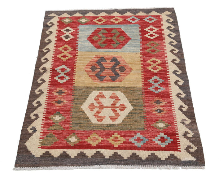 Kilim 2’ 8″ x 4’ 0″ - No. AV84073 - ALRUG Rug Store