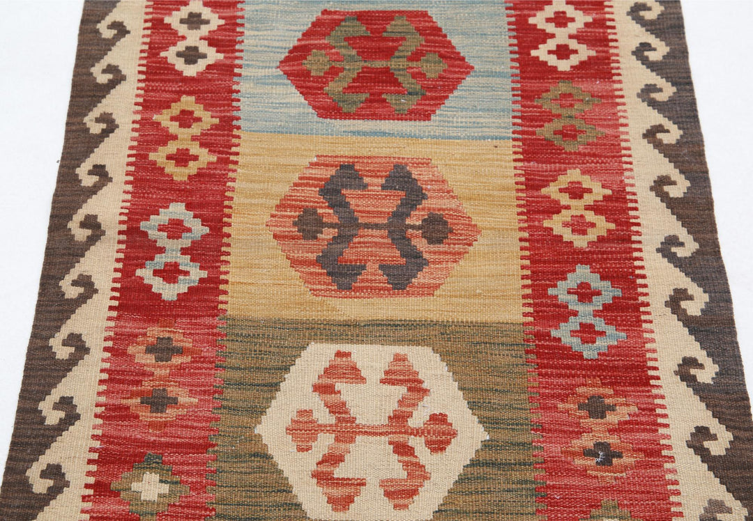 Kilim 2’ 8″ x 4’ 0″ - No. AV84073 - ALRUG Rug Store
