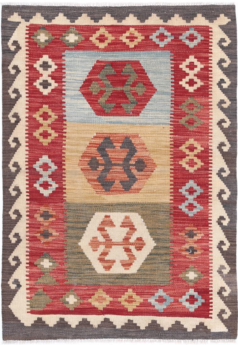 Kilim 2’ 8″ x 4’ 0″ - No. AV84073 - ALRUG Rug Store