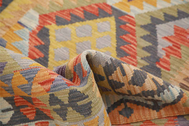 Kilim 3’ 4″ x 4’ 10” - No. AV80513 - ALRUG Rug Store