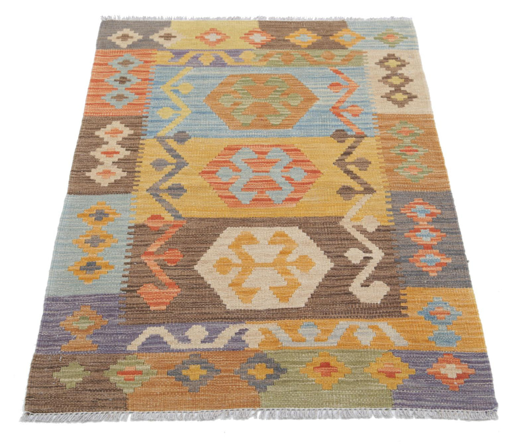 Kilim 2’ 8″ x 4’ 1″ - No. AV41723 - ALRUG Rug Store