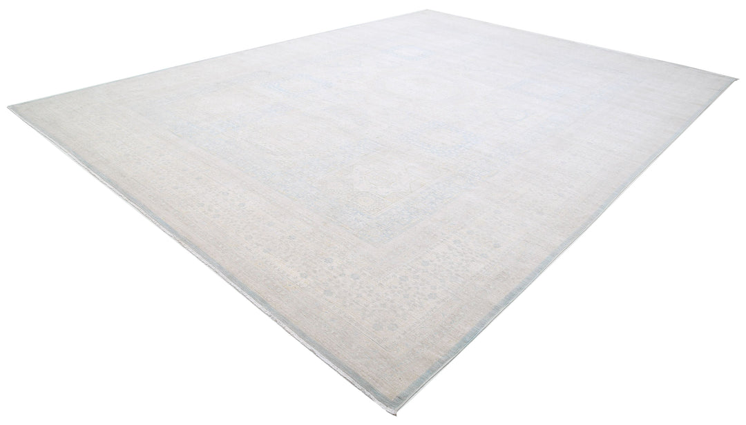 Hand Knotted Fine Mamluk Wool Rug 12' 8" x 17' 1" - No. AT21020