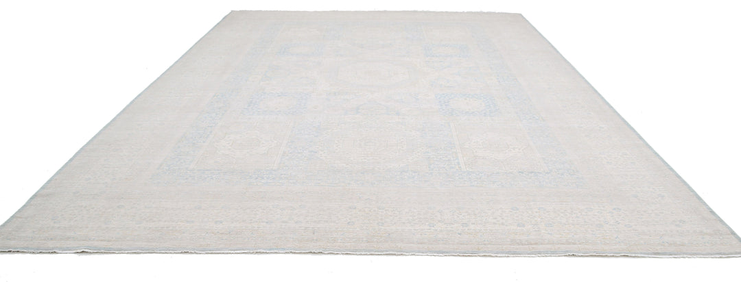 Hand Knotted Fine Mamluk Wool Rug 12' 8" x 17' 1" - No. AT21020