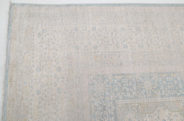 Hand Knotted Fine Mamluk Wool Rug 12' 8" x 17' 1" - No. AT21020