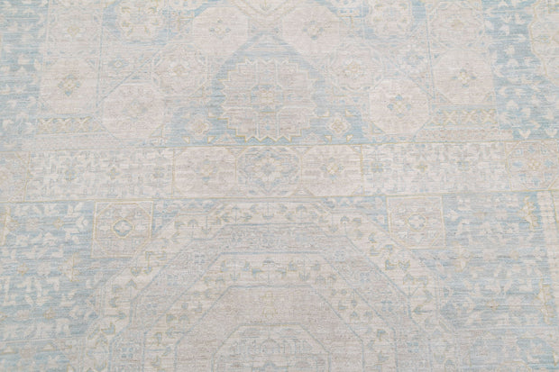 Hand Knotted Fine Mamluk Wool Rug 12' 8" x 17' 1" - No. AT21020