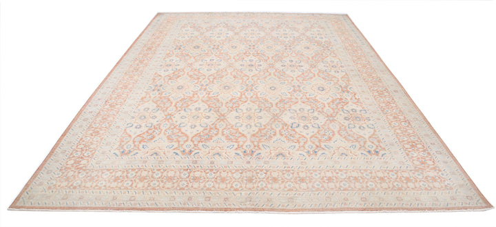 Hand Knotted Fine Ariana Tabriz Wool Rug 9' 1" x 12' 4" - No. AT12155