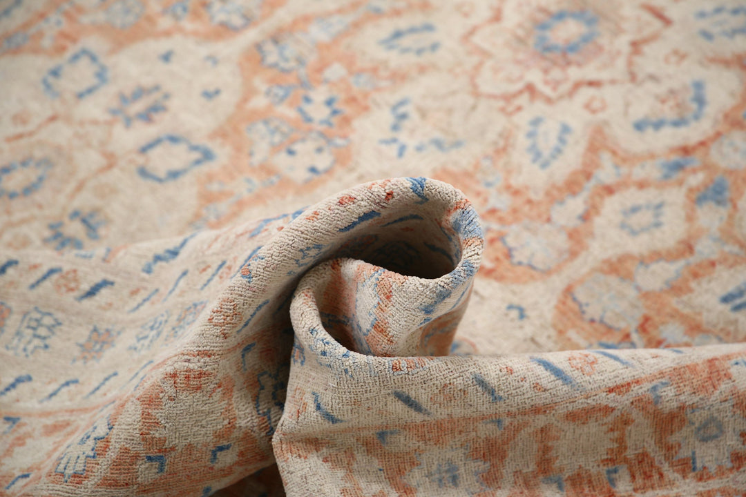 Hand Knotted Fine Ariana Tabriz Wool Rug 9' 1" x 12' 4" - No. AT12155