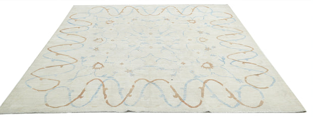 Hand Knotted Fine Ariana Wool Rug 8' 1" x 8' 4" - No. AT32641