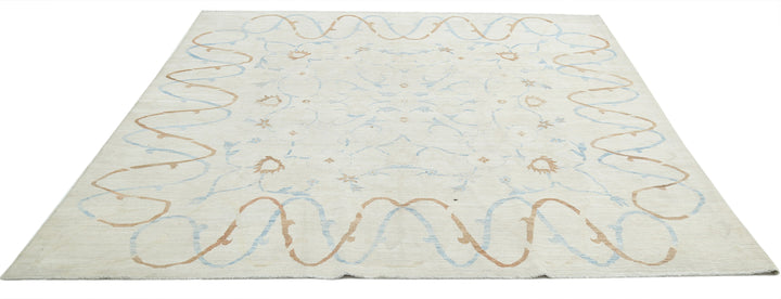 Hand Knotted Fine Ariana Wool Rug 8' 1" x 8' 4" - No. AT32641