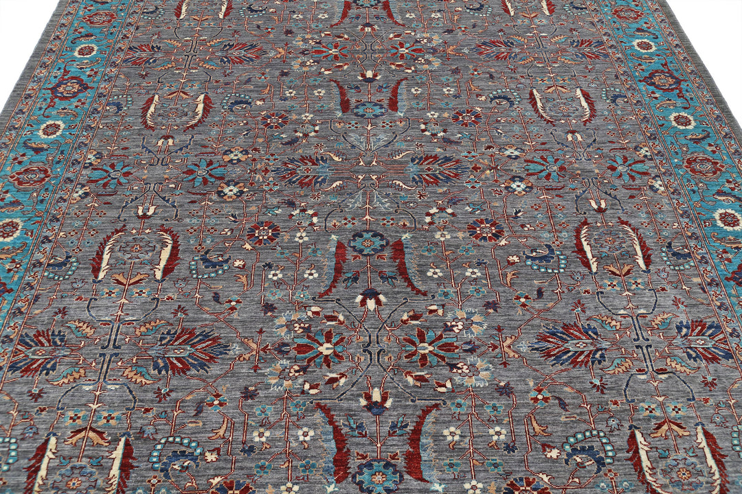 Hand Knotted Ariana Haji Jalili Wool Rug 8' 2" x 9' 6" - No. AT61038