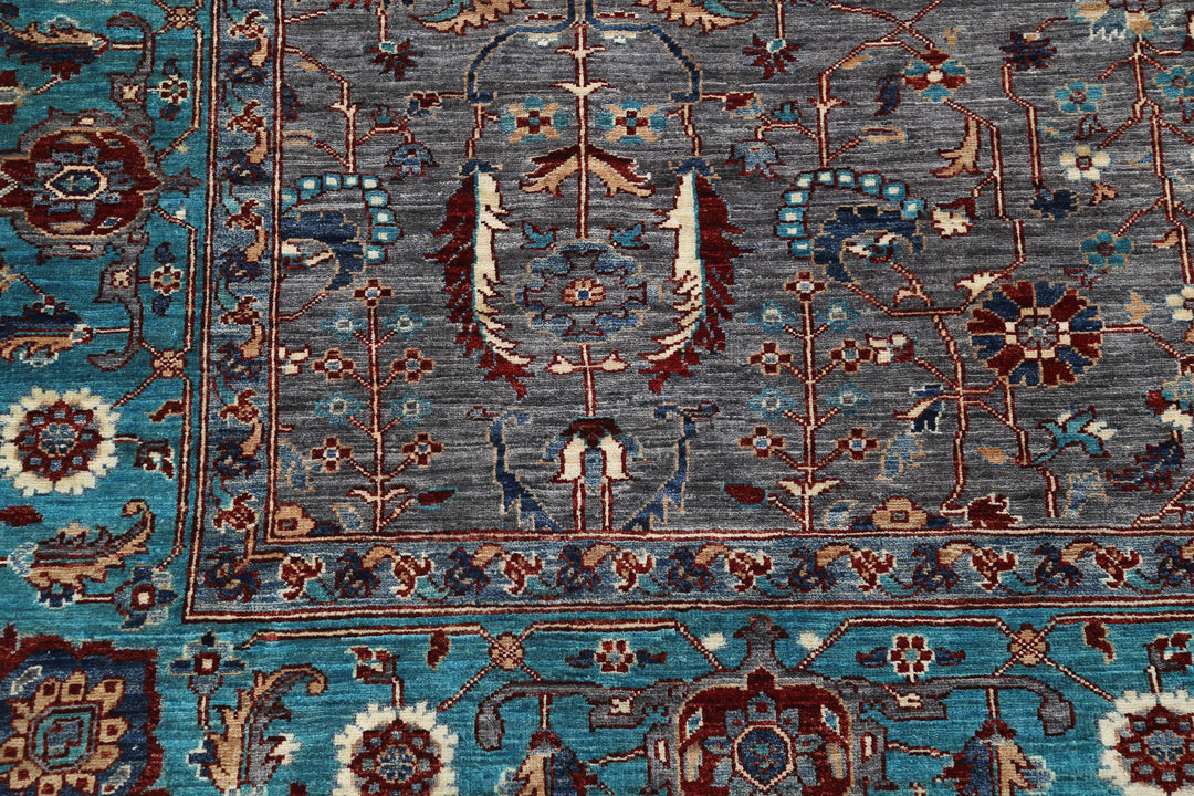 Hand Knotted Ariana Haji Jalili Wool Rug 8' 2" x 9' 6" - No. AT61038
