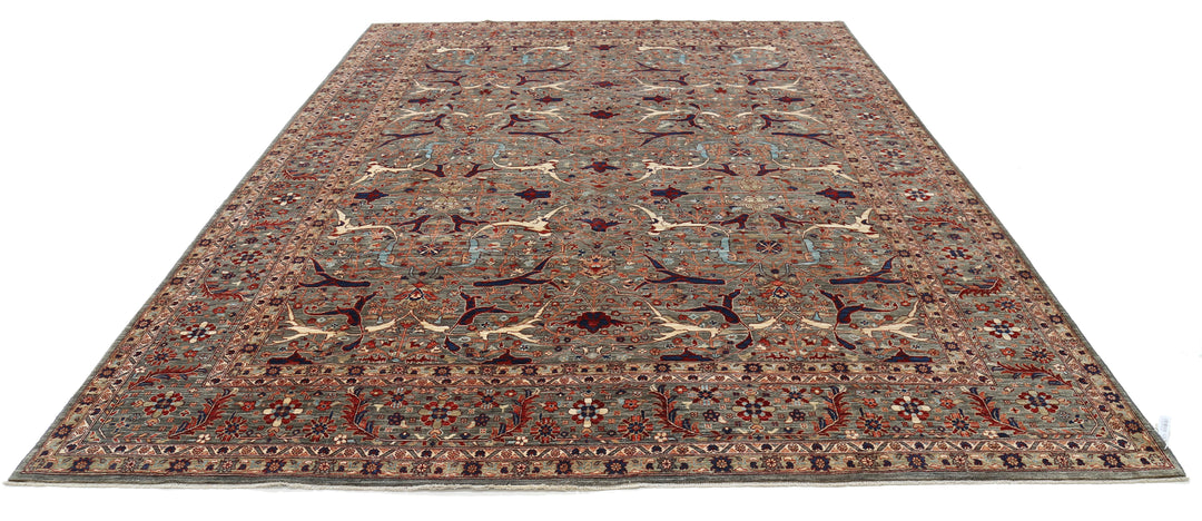 Hand Knotted Ariana Haji Jalili Wool Rug 9' 0" x 12' 1" - No. AT19490