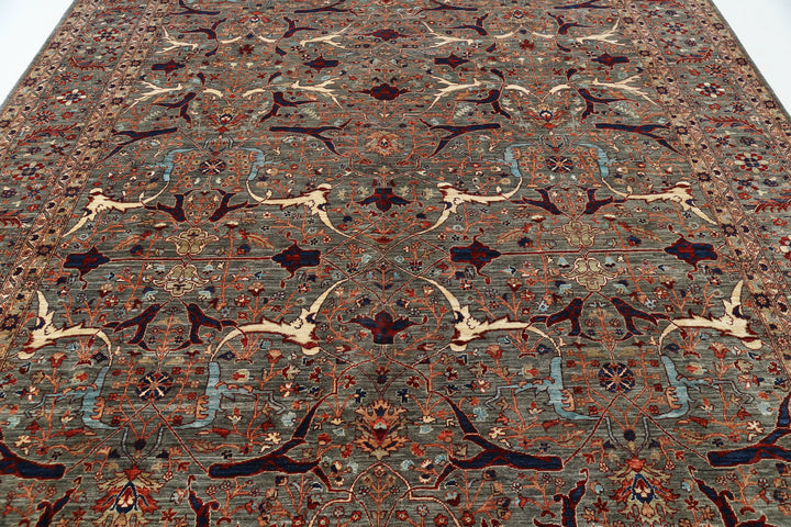 Hand Knotted Ariana Haji Jalili Wool Rug 9' 0" x 12' 1" - No. AT19490