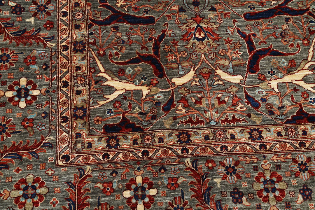 Hand Knotted Ariana Haji Jalili Wool Rug 9' 0" x 12' 1" - No. AT19490
