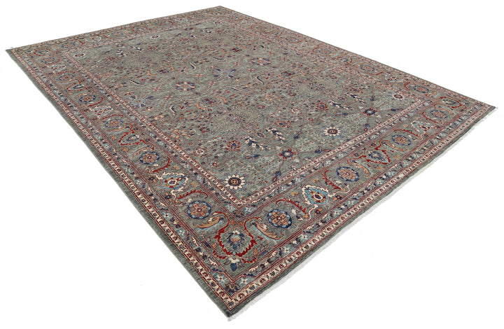 Hand Knotted Ariana Haji Jalili Wool Rug 8' 10" x 11' 11" - No. AT88985