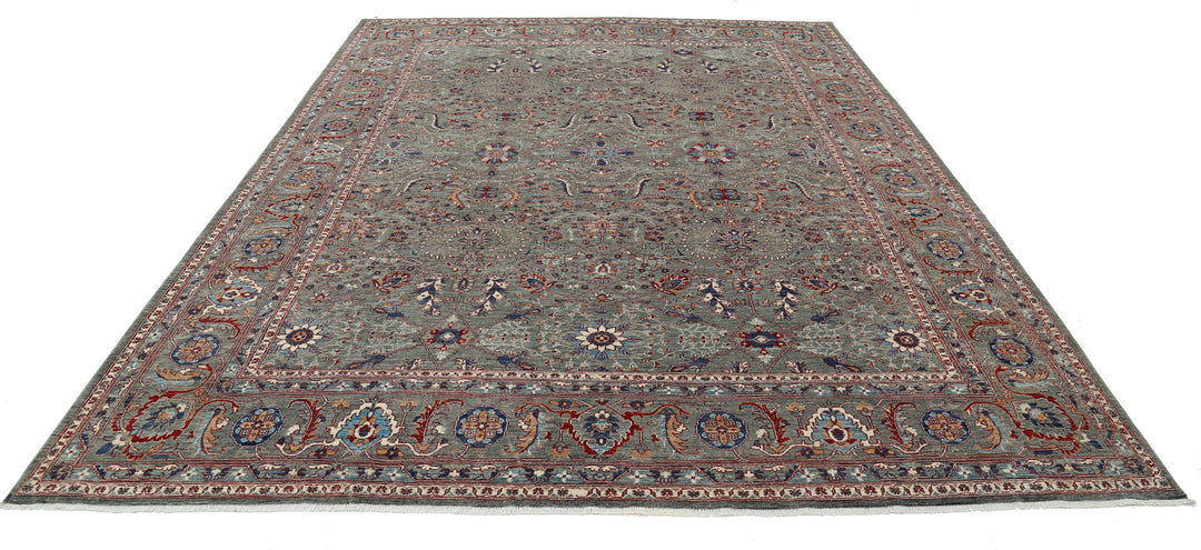Hand Knotted Ariana Haji Jalili Wool Rug 8' 10" x 11' 11" - No. AT88985