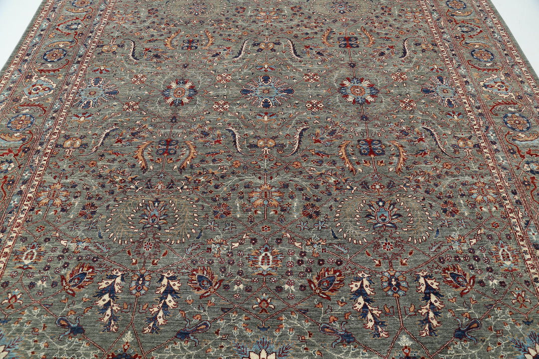 Hand Knotted Ariana Haji Jalili Wool Rug 8' 10" x 11' 11" - No. AT88985