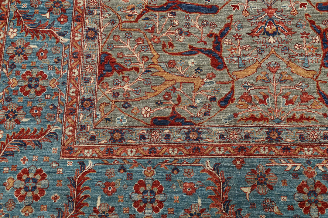 Hand Knotted Ariana Haji Jalili Wool Rug 9' 9" x 13' 8" - No. AT48850