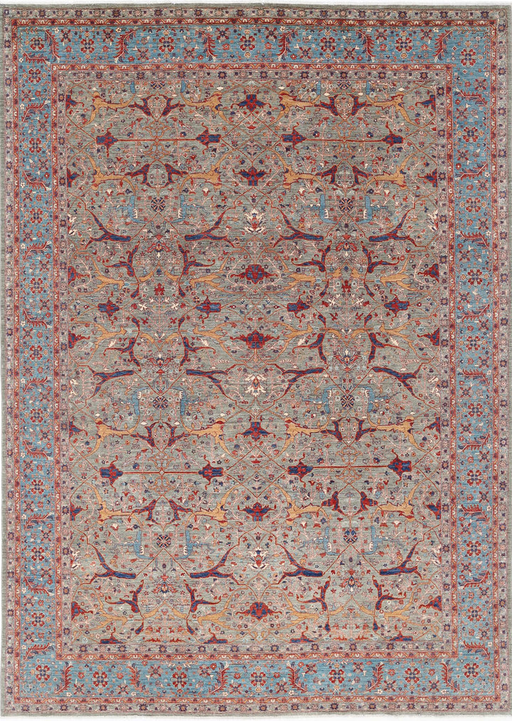 Hand Knotted Ariana Haji Jalili Wool Rug 9' 9" x 13' 8" - No. AT48850