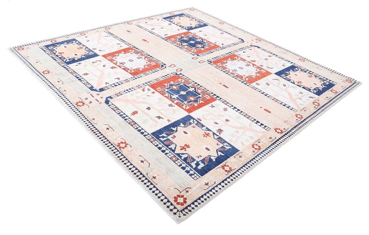 Hand Made Haji Jalili Wool Rug 8' 0" x 8' 0" - No. AT66092