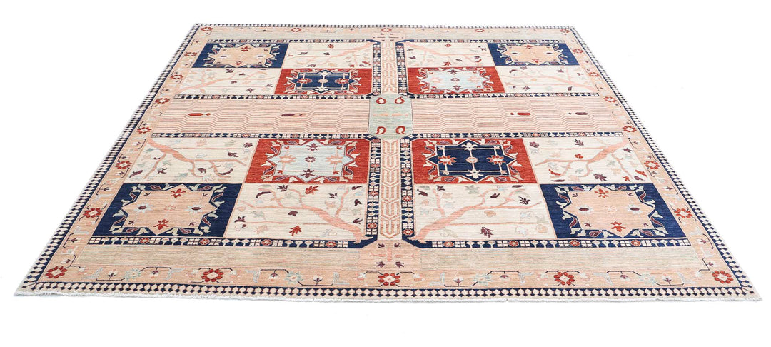 Hand Made Haji Jalili Wool Rug 8' 0" x 8' 0" - No. AT66092