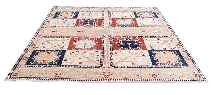 Hand Made Haji Jalili Wool Rug 8' 0" x 8' 0" - No. AT66092