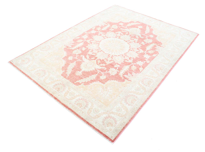 Hand Knotted Fine Ariana Ariana Wool Rug 4' 11" x 6' 7" - No. AT93064