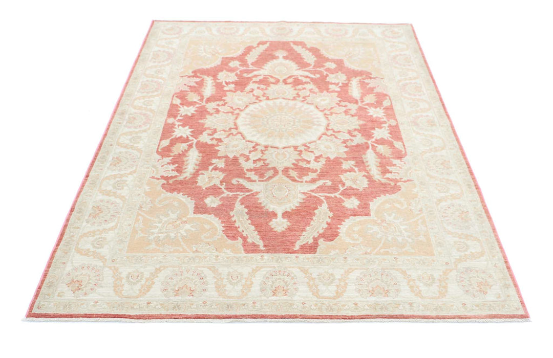 Hand Knotted Fine Ariana Ariana Wool Rug 4' 11" x 6' 7" - No. AT93064