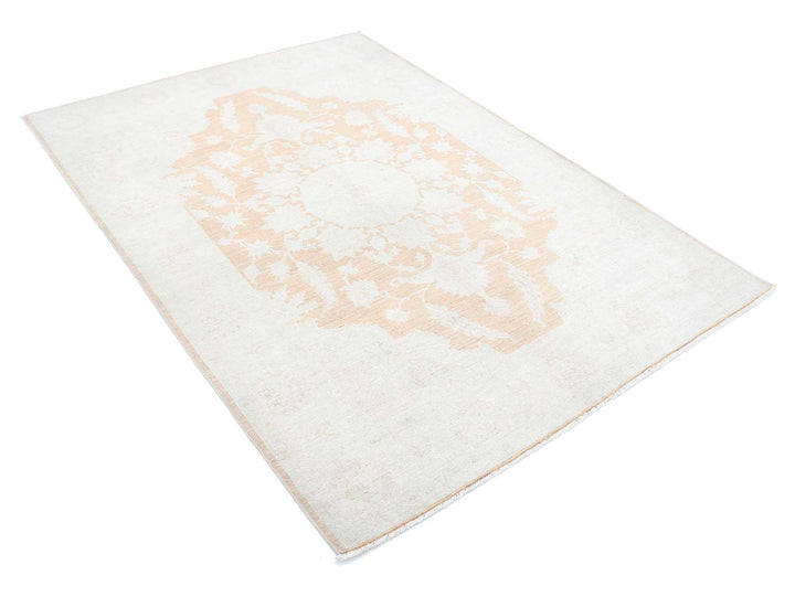 Hand Knotted Fine Ariana Ariana Wool Rug 4' 10" x 6' 9" - No. AT89185